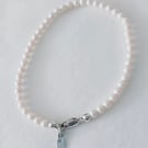 Silver Pearl Bracelet