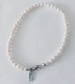 Silver Pearl Bracelet