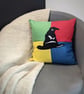 Sorting Hat Inspired Appliqué Cushion - Image 1