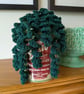 Handmade Crochet Trailing Plant in a Vintage Tin