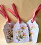 Honeysuckle Gift Tag Set, June Birth Flower Botanical Tags