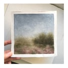 summer landscape original watercolour painting