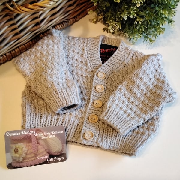 Fawn Baby Cardigan 0-6 months size