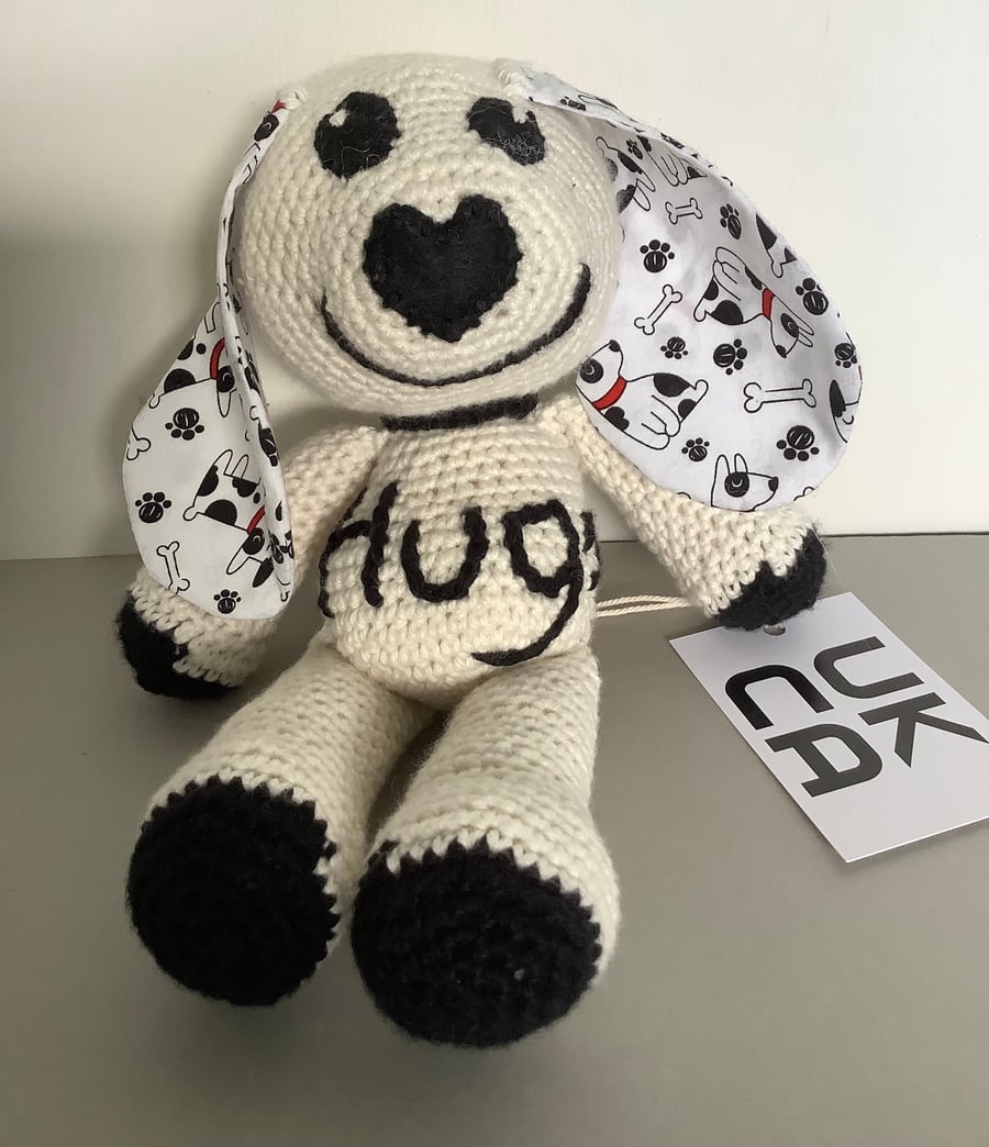 Clothears Huggable Hand Crocheted Puppy.