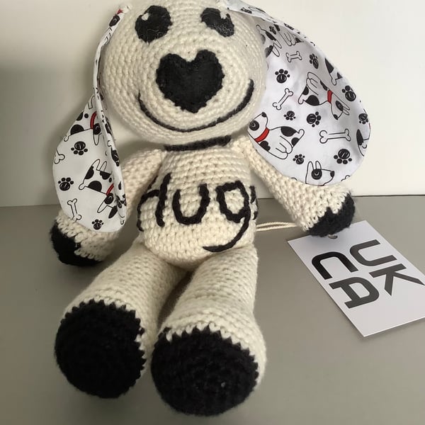 Clothears Hand Crocheted Puppy.