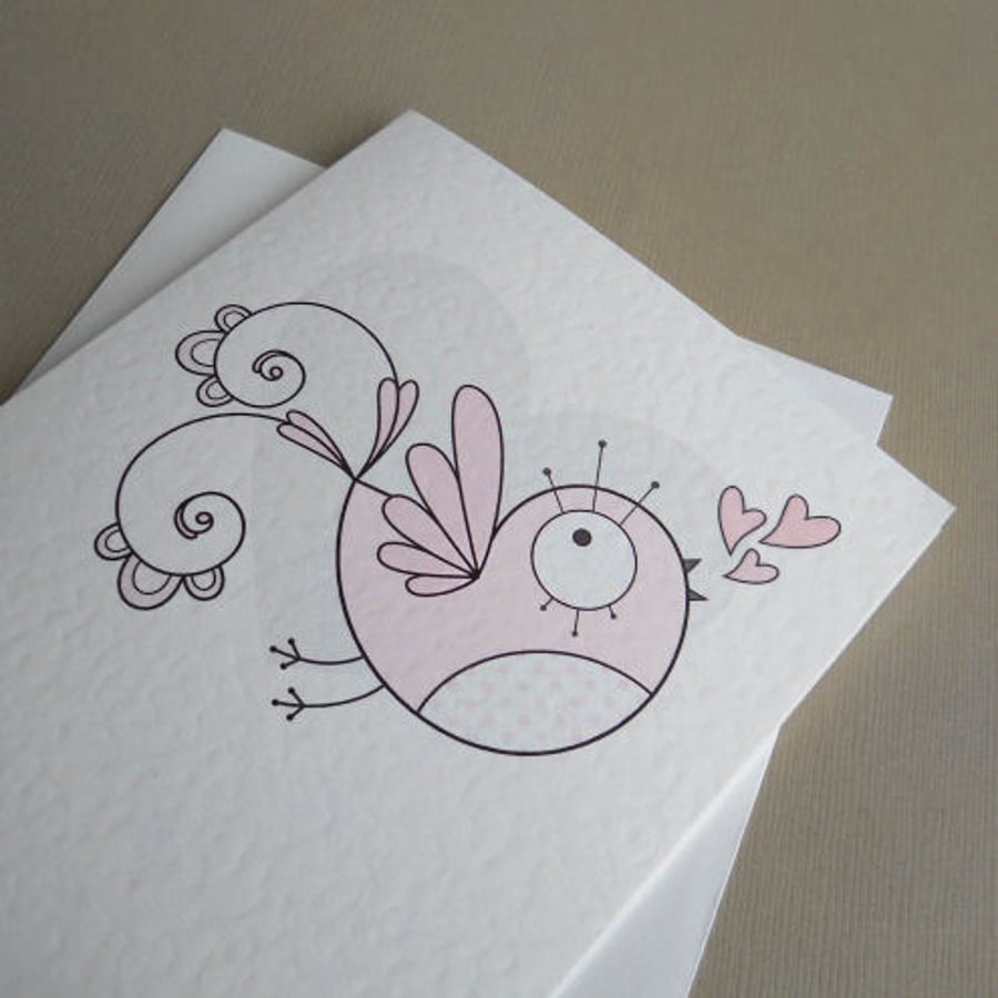 congratulations card (pink or blue)