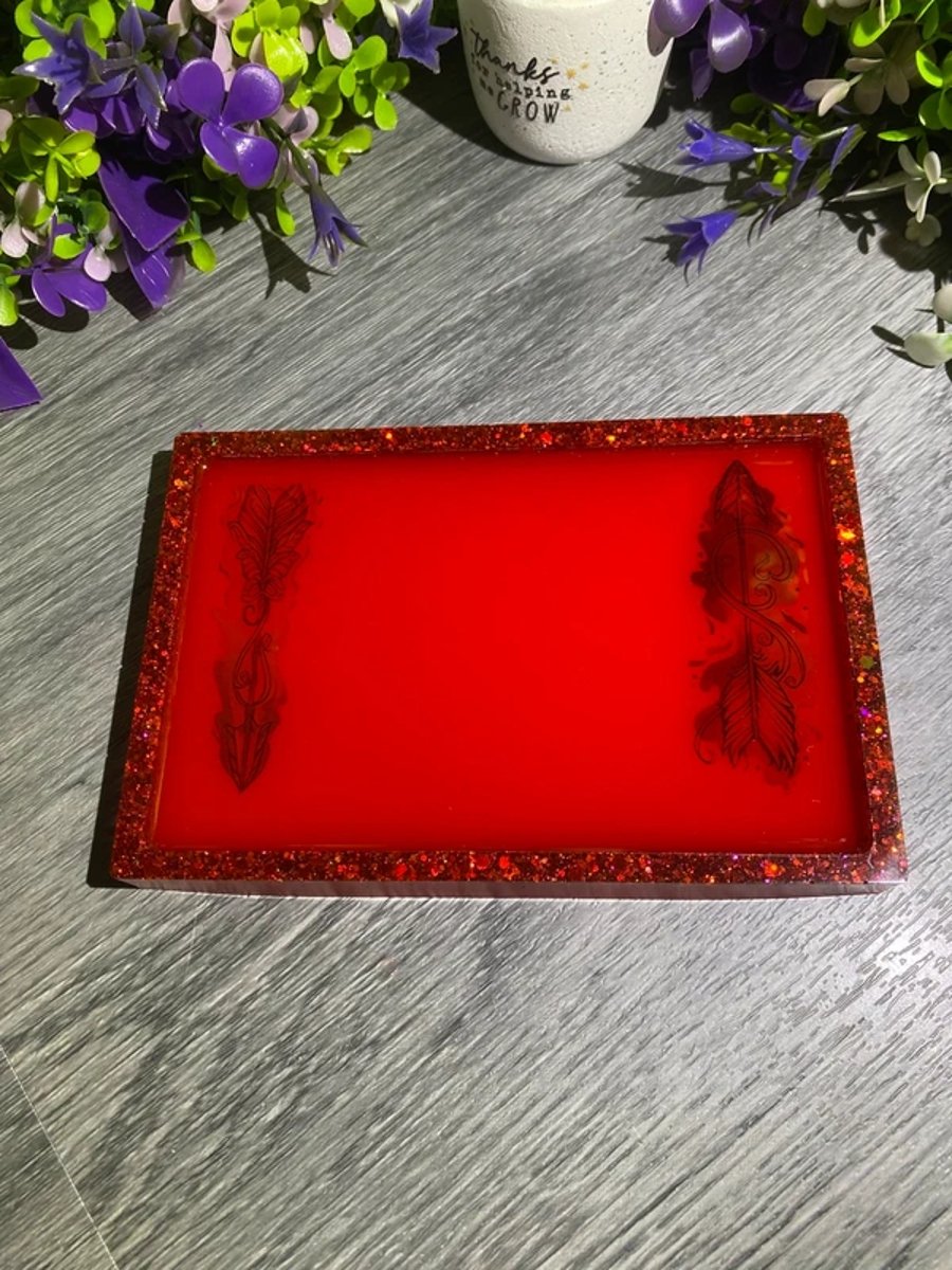 small rectangular tray