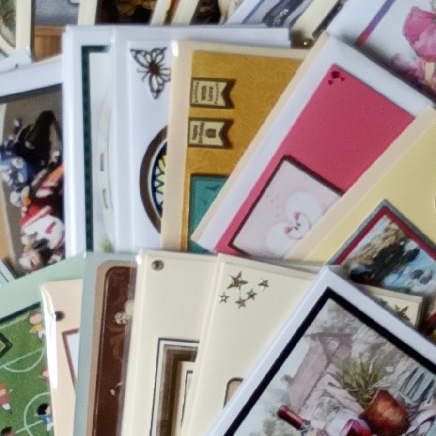 FLOWERS AND NATURE  Lucky Dip 4 cards for 5 pounds 