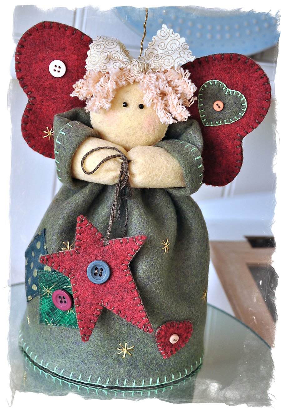 Angelica Tree Top Angel Pattern - Christmas Decoration