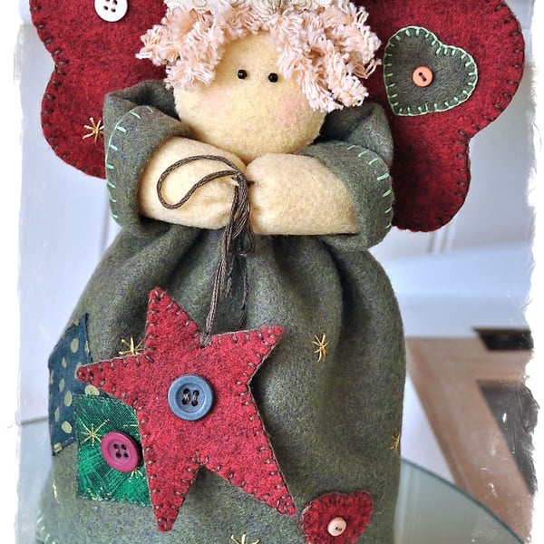 Angelica Tree Top Angel Pattern - Christmas Decoration