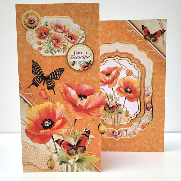 Poppy - Have a Beautiful Day - Luxury Handmade Card with Verse 