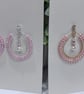Handmade Dangle Teardrop style earrings 