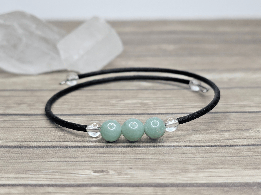 Amazonite Memory Wire Bracelet