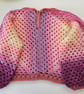 Kids crochet cropped hexi sweater - Image 3