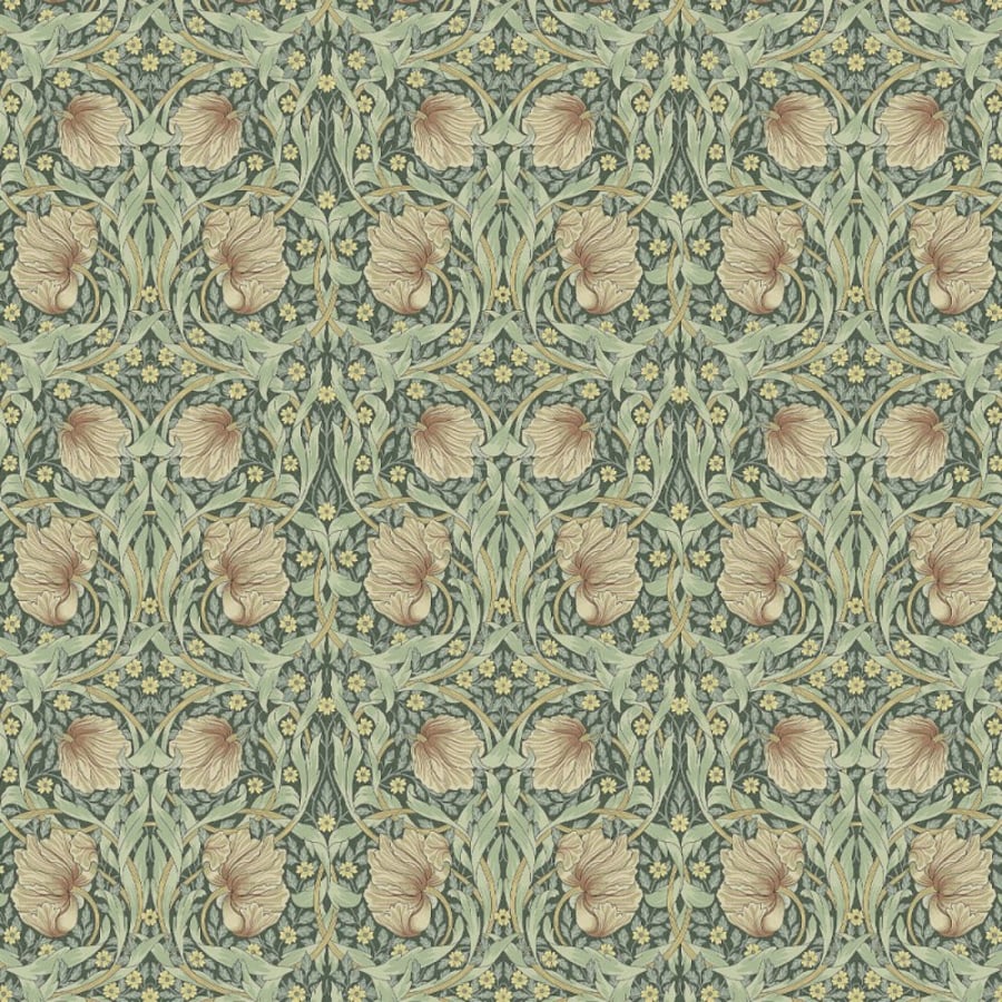 William Morris Design Pimpernel Teflon Coated Tablecloths. 200 x 135cm OVAL   