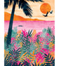 Sundown Art Print: Paradise Collection: palm tree, summer island holiday - Image 3
