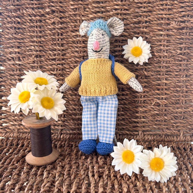 Handmade Little Fabric Mouse