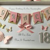 Personalised Handmade Birthday Card Boxed Daughter Granddaughter 16 18 21 30 60 