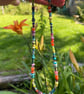 Silver and gemstone bead necklace bright summer accessory  - Image 4