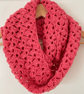Coral Infinity Scarf - Handmade - Practical Gifts - Image 8