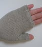Merino Wool Wrist Warmers Beige - Image 4