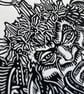 Herr Lametta - Mr Tinsel - Krampus Limited Edition Lino Print - Image 4