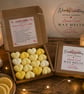 Lemon Heart Wax Melts, Meyer Lemon, Vanilla, Citrus Scent, Vegan, Coconut Wax - Image 1