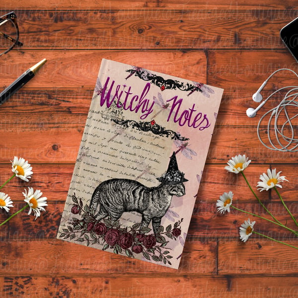 'Witches Notes' Notebook design - DIGITAL DOWNLOAD 