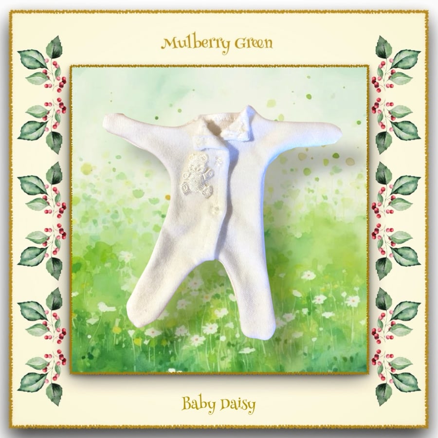 Baby Daisy Teddy Bear Sleep Suit