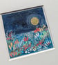 Golden Moon - Original miniature. Mounted - Image 2