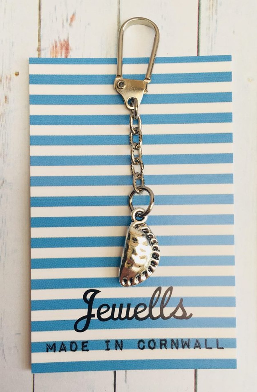 Jewells Made in Cornwall Keyring collection - pasty piskie seagull