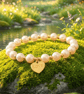 Personalised Pearl Bracelet with 18k Gold Plated 'Love' Heart Charm