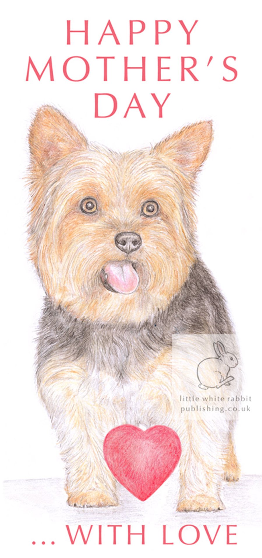 Dennis the Yorkie - Mother's Day Card