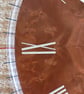 Designer made Wooden Wall Clock with a Burr Madrone Dial & Inlaid Sycamore Bezel - Image 4