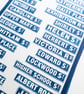 A4 Handmade Cyanotype Print - Saltaire Street Signs - Image 5