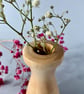 Small, wooden bud vase – for dried flowers. - Image 3
