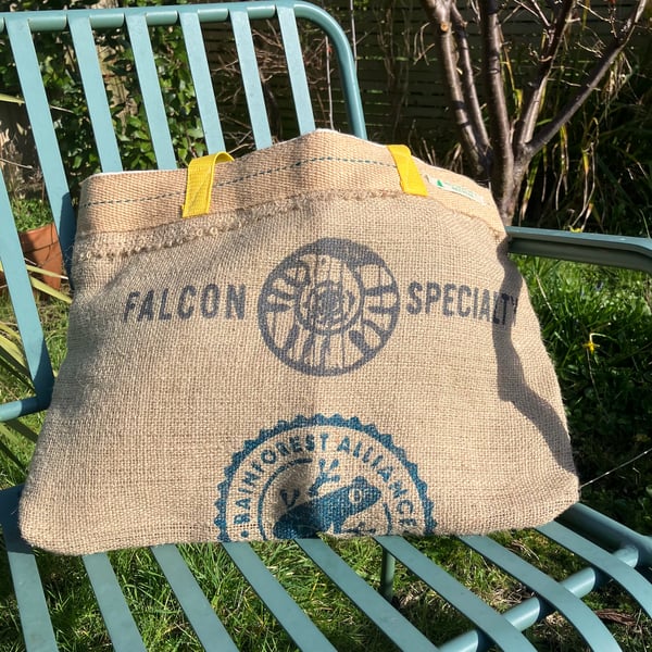 Recycled Coffee Sack Shopper 