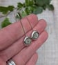 Sterling Silver Daisy Pebble Long Earrings - JBJ1112 - Image 4