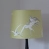 Sanderson 'Swallows' Standard Lampshade in Lime