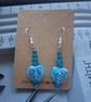 Blue with heart bead