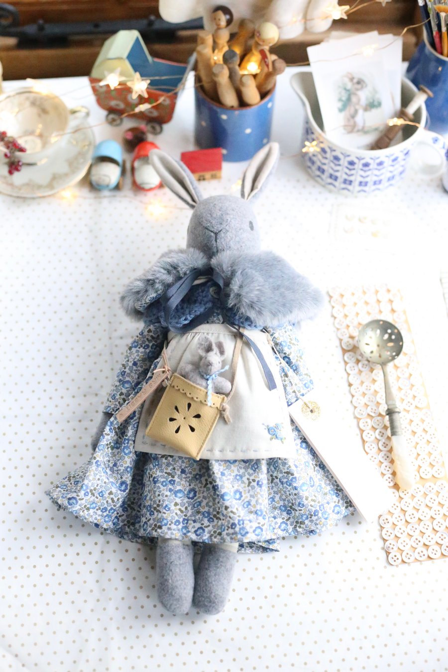 Heirloom Liberty Bunny - Eloise