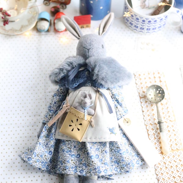 Heirloom Liberty Bunny - Eloise