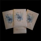 A6 blank greeting cards with original sketch images