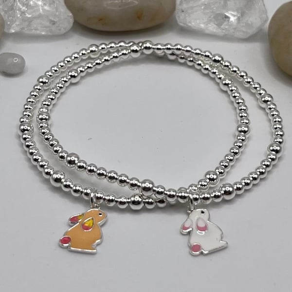 Bunny charm bracelets 