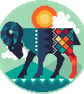 010D - Aries - Horoscope - Zodiac Series - Cross Stitch Pattern - Image 3