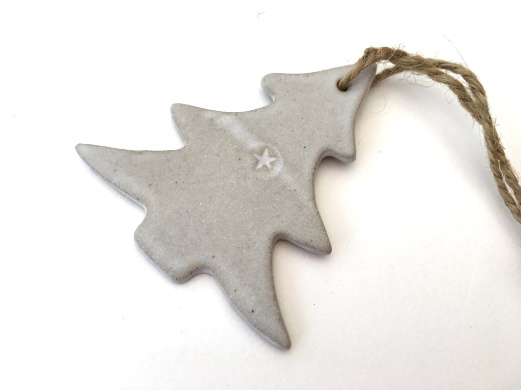 Ceramic christmas tree decoration, ceramic hanger, tree decoration