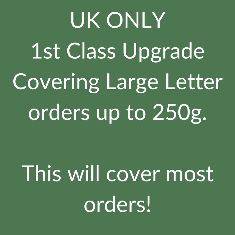 1st Class Postage Upgrade - UK Customers Only
