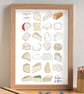 Cheese Alphabet Art Print - Image 1