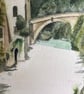 Ripa, River Tiber - Original Watercolour Painting  - Image 4