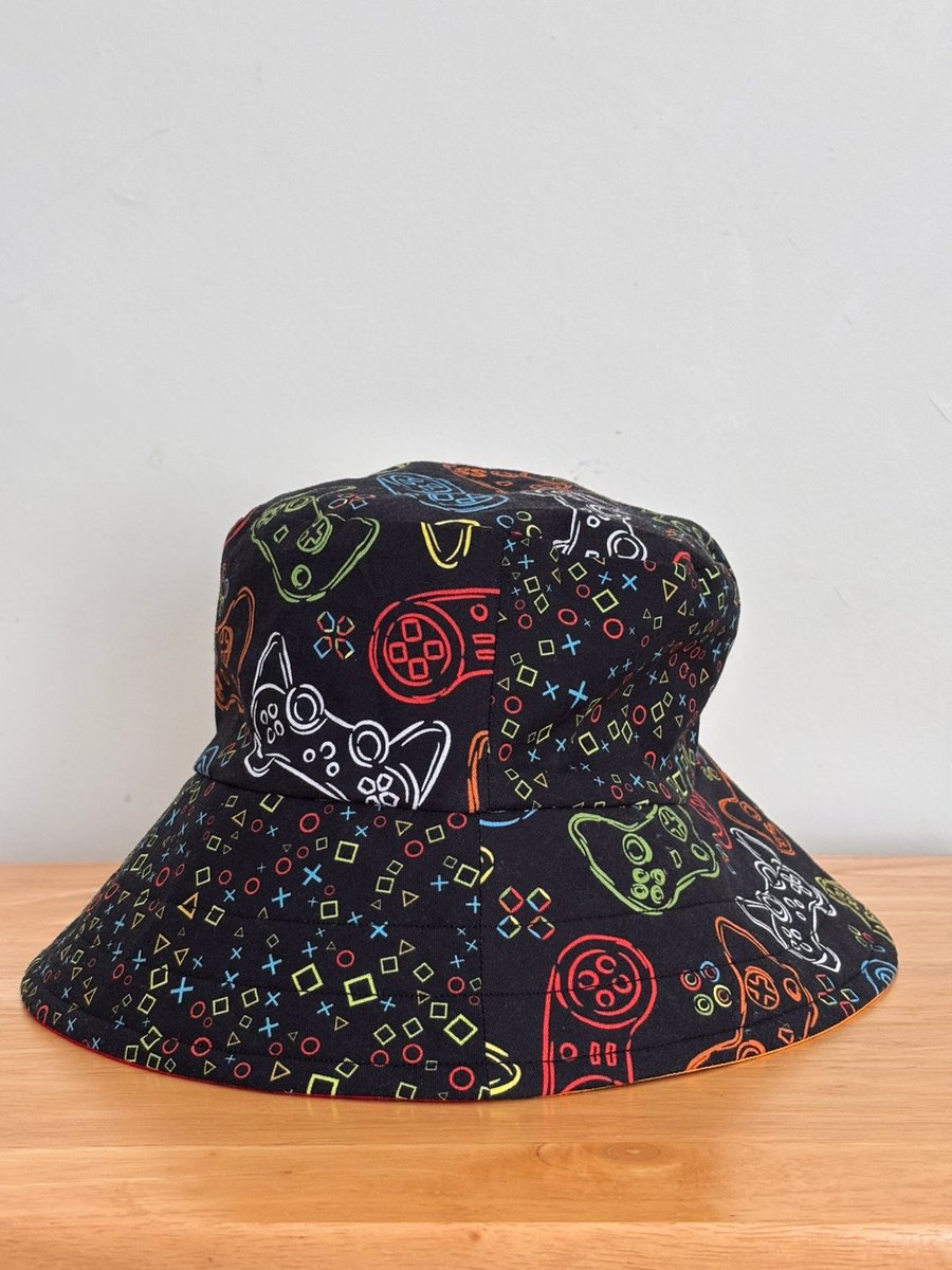 Patchwork bucket hat